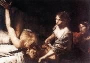 VALENTIN DE BOULOGNE Judith and Holofernes oil painting artist